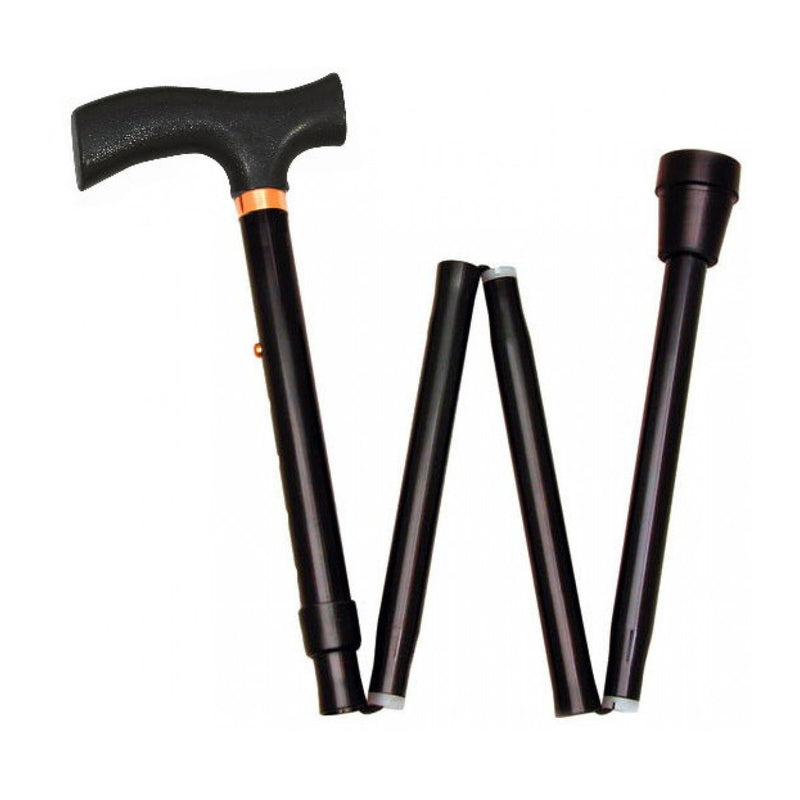 Drive Medical Drive Medical Heavy Duty Folding Cane Lightweight Adjustable With T Handle Canes & Walking Sticks