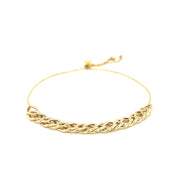 Bids.com Adjustable Chain Bracelet in 14k Yellow Gold Bracelets