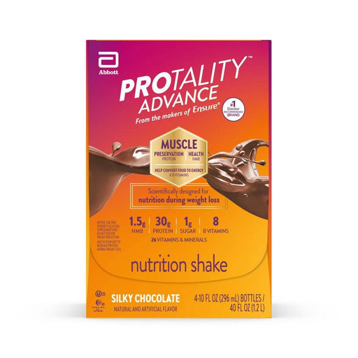 Protality Protality Advance Nutritional Milk Shake - Chocolate - 10oz/4pk Nutrition Drinks & Shakes
