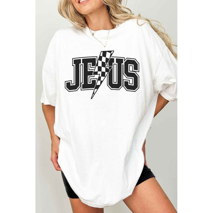 Jesus Lightning Oversized Tee