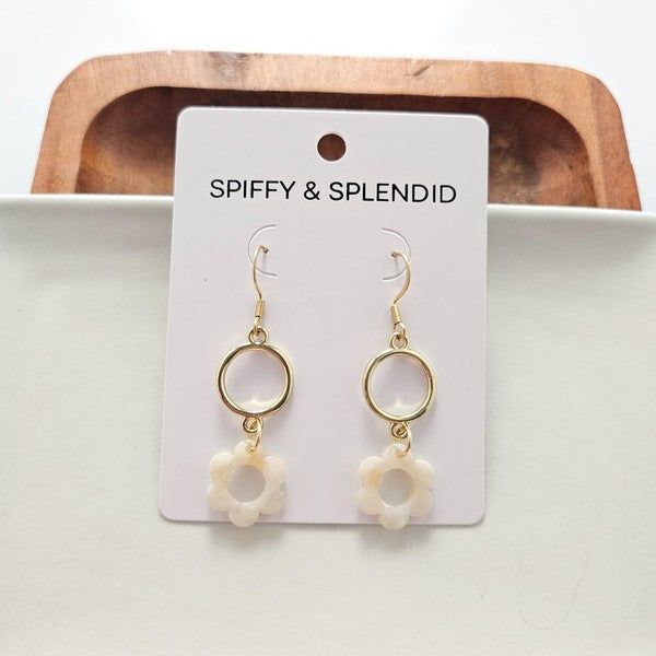 Spiffy & Splendid | Poppy Earrings in Cream