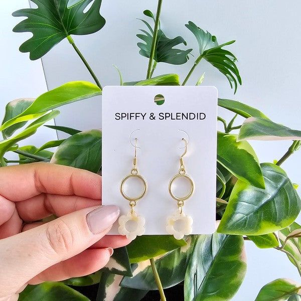 Spiffy & Splendid | Poppy Earrings in Cream