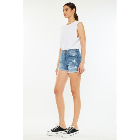 High Rise Mom Shorts