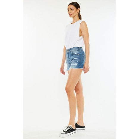 High Rise Mom Shorts