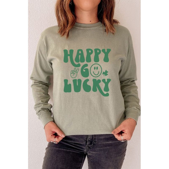 Happy Go Lucky St Patrick's Day Long Sleeve