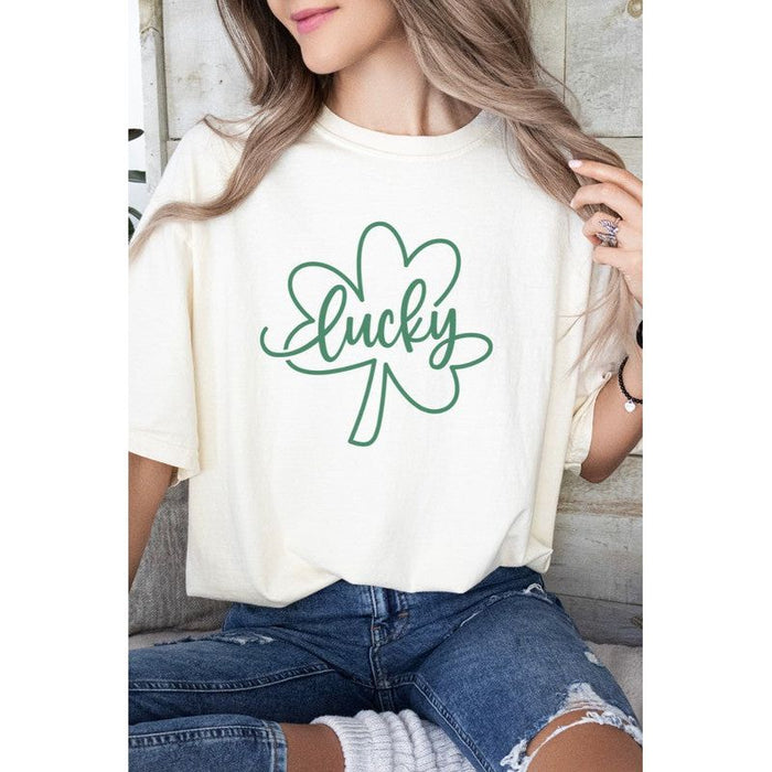 Lucky Clover St Patrick's Day Graphic Tee