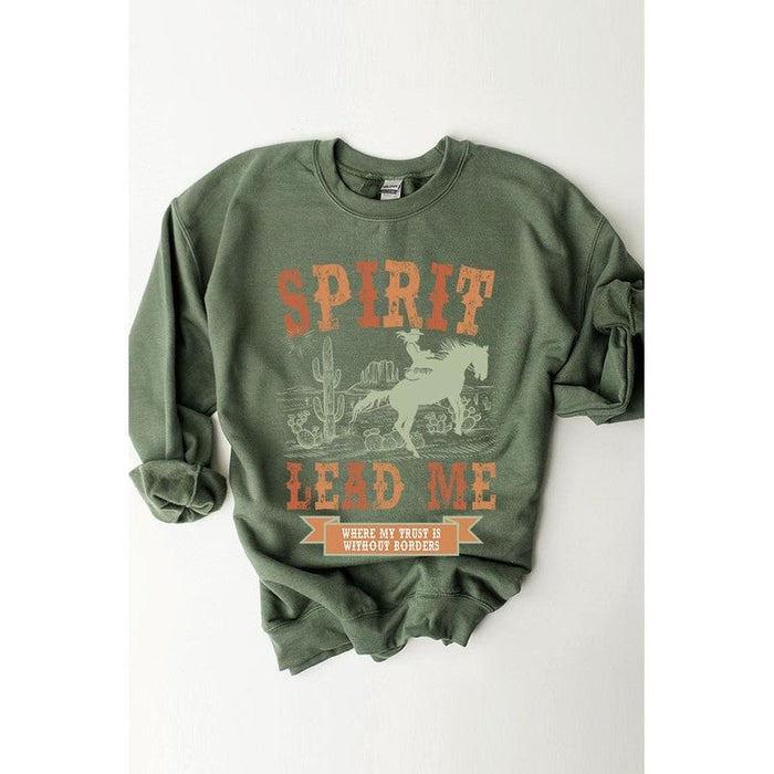 Desert Worship Spirit Graphic Fleece Sweatshirts