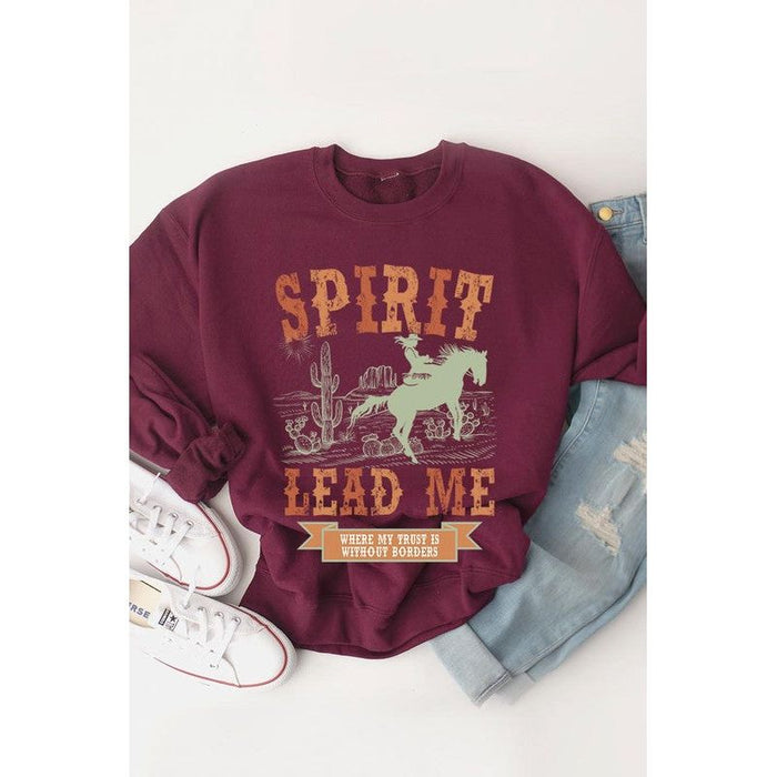 Desert Worship Spirit Graphic Fleece Sweatshirts