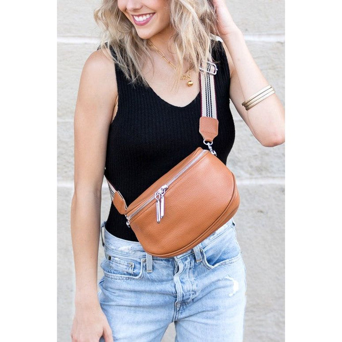 Hazel Genuine Leather Sling Bag