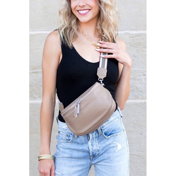 Hazel Genuine Leather Sling Bag