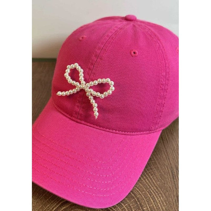 Bow baseball cap