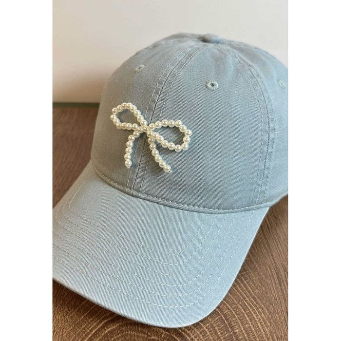 Bow baseball cap