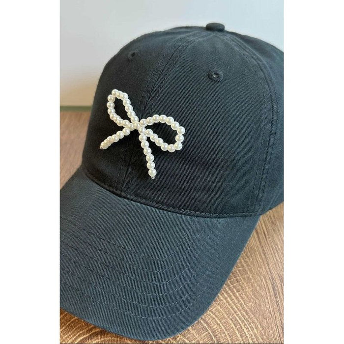 Bow baseball cap