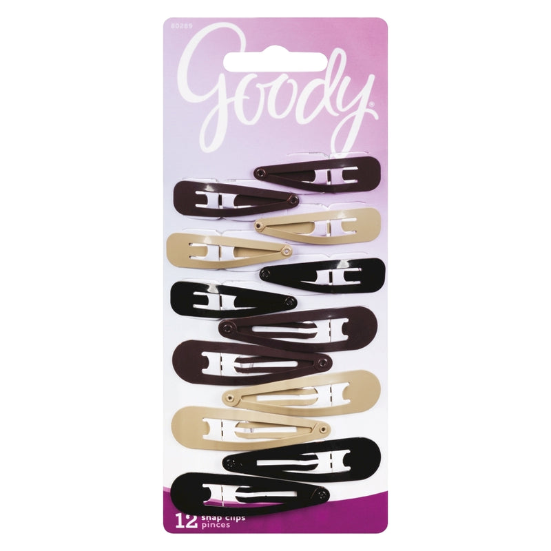 Goody Goody Hair Snap Clips, 12ct Health & Beauty Lavender