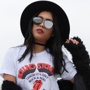 zeroUV Modern Metal Crossbar Mirrored Lens Flat Front Sunglasses A145 Sunglasses