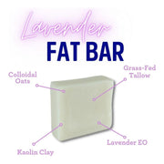 FATCO Skincare Products Lavender Fat Bar, 4 Oz