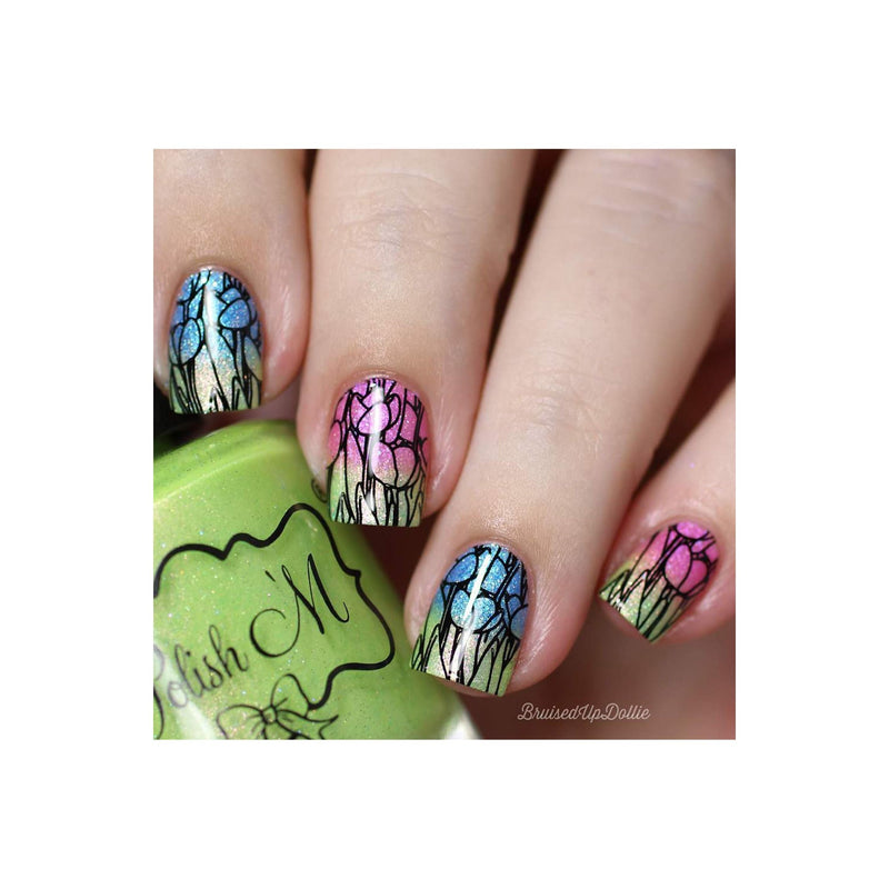 UberChic Beauty Welcome Spring Stamping Plate