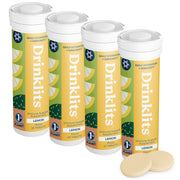 Drinklits Lemon Flavored Hydration Tablets (4) Tube Bundle Hydration Electrolyte Tablets