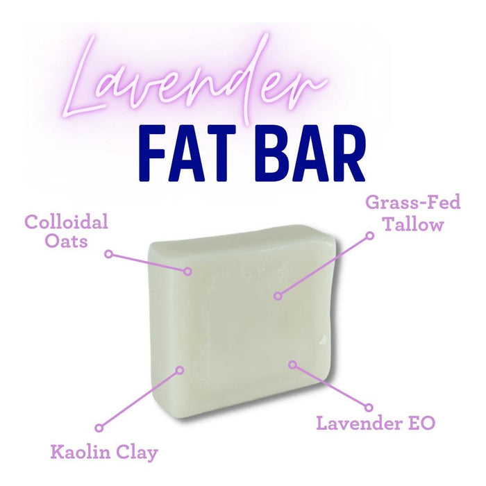 Fatco Skincare Products - Lavender Fat Bar, 4 Oz