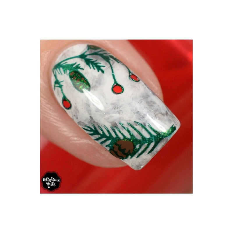 UberChic Beauty Happy Christmas, (Christmas-04) Stamping Plate