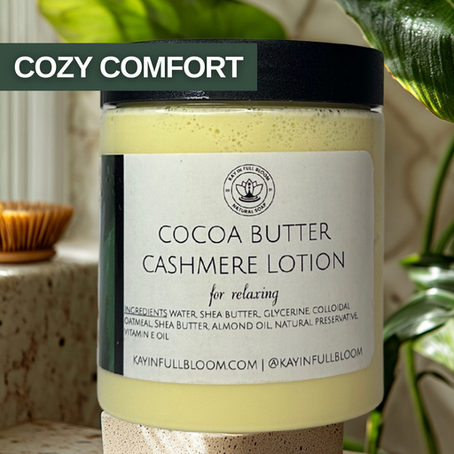 Kay in Full Bloom Cocoa Butter Cashmere Oatmeal Body Lotion