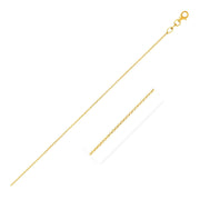 Bids.com Double Extendable Cable Chain in 14k Yellow Gold (1.0mm) Necklaces