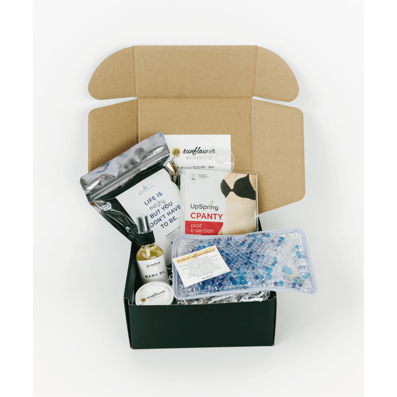 Sunflower Motherhood C-Section Recovery Box Postpartum Gift