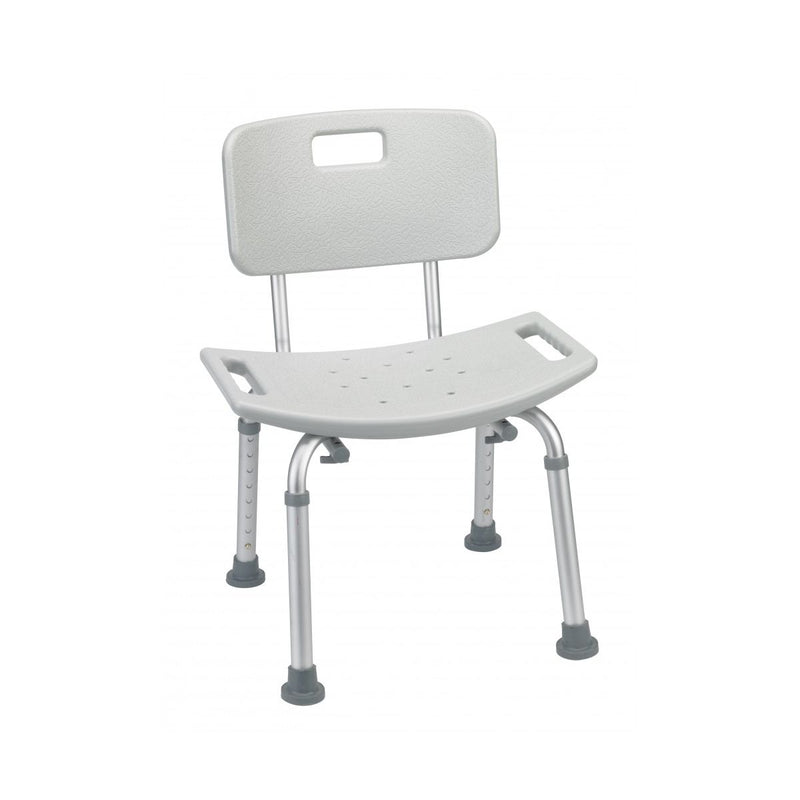 Drive Medical Drive Medical Bathroom Safety Shower Tub Bench Chair With Back, Gray Chairs