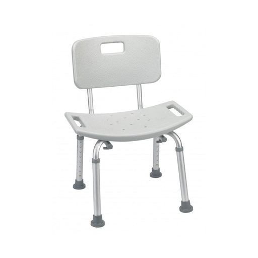 Drive Medical Drive Medical Bathroom Safety Shower Tub Bench Chair With Back, Gray Chairs