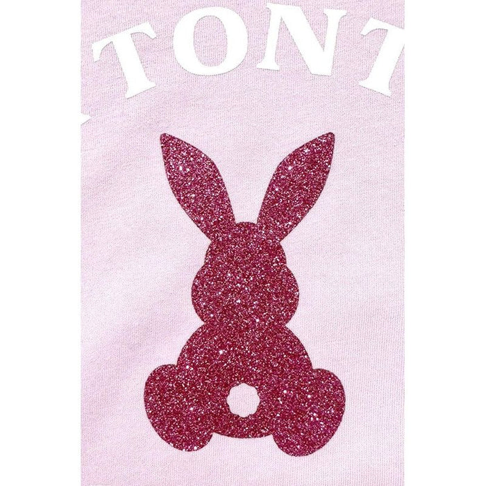 Cotton Tail Easter Bunny Glitter Graphic T Shirts