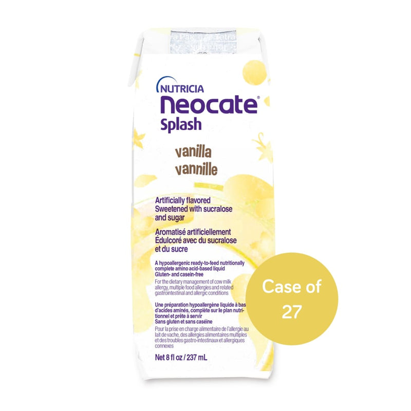 Neocate Neocate Splash - Ready-to-Feed Hypoallergenic Amino Acid-Based Toddler And Junior Formula - Vanilla - 8 Fl Oz Fitness & Nutrition