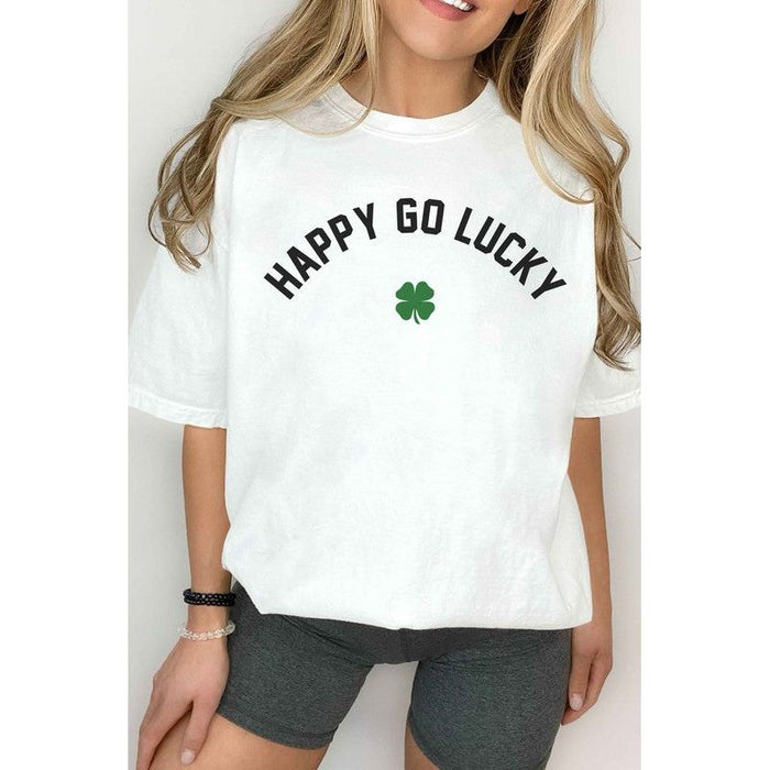 Happy Go Lucky St Patrick's Graphic Tee