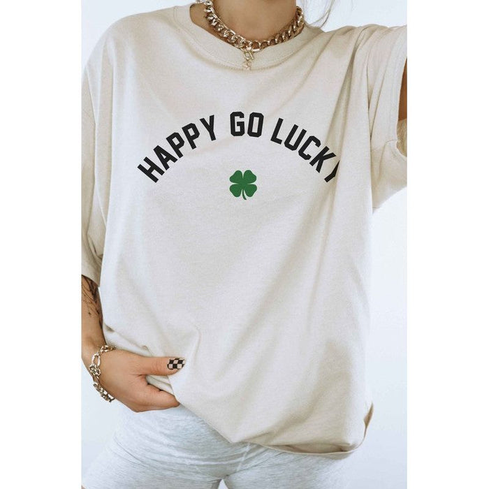 Happy Go Lucky St Patrick's Graphic Tee