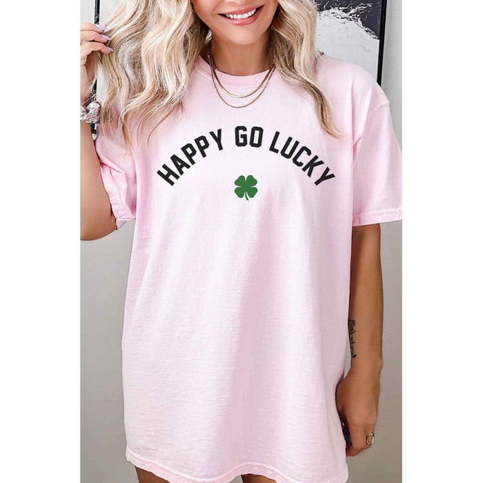 Happy Go Lucky St Patrick's Graphic Tee