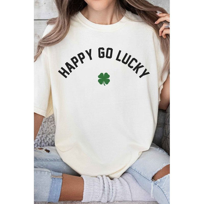 Happy Go Lucky St Patrick's Graphic Tee