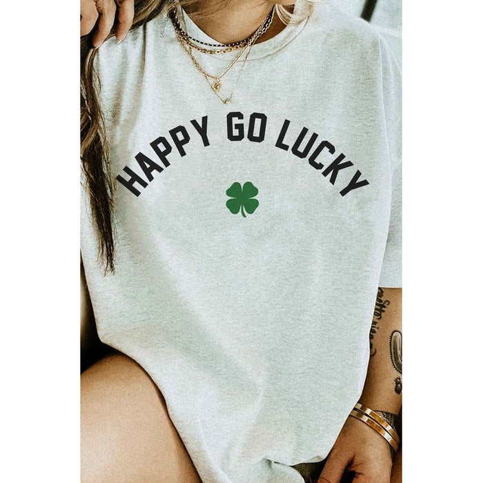 Happy Go Lucky St Patrick's Graphic Tee