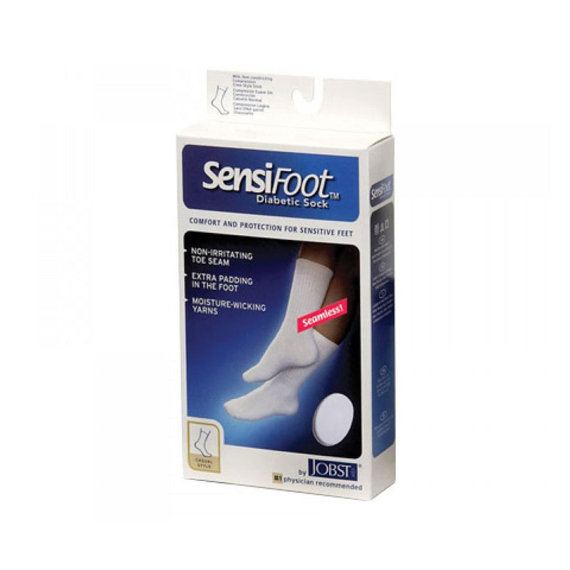 Jobst Jobst Sensifoot Diabetic Sock Crew Black Medium Socks