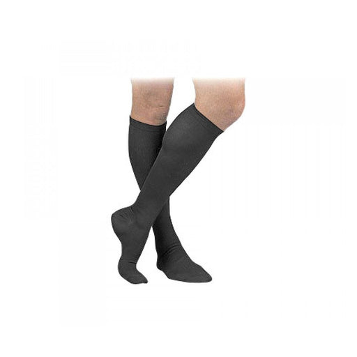 Activa Activa Compression Socks Knee High Large Black Closed Toe, 1 Pair Health & Beauty White Smoke