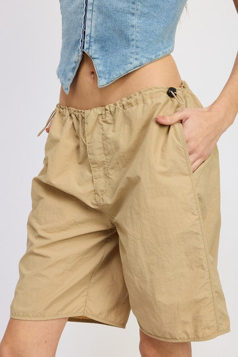 Contrasted Bermuda Shorts