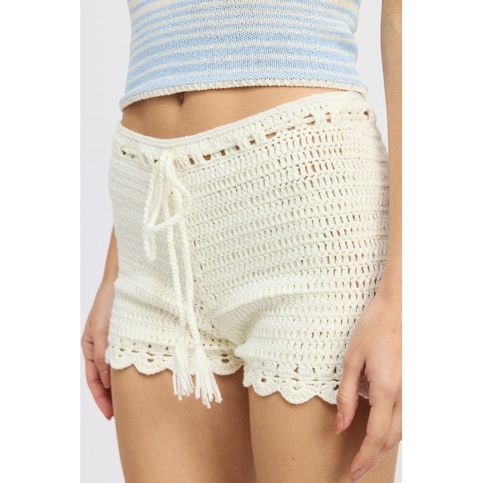 Crochet Mini Shorts