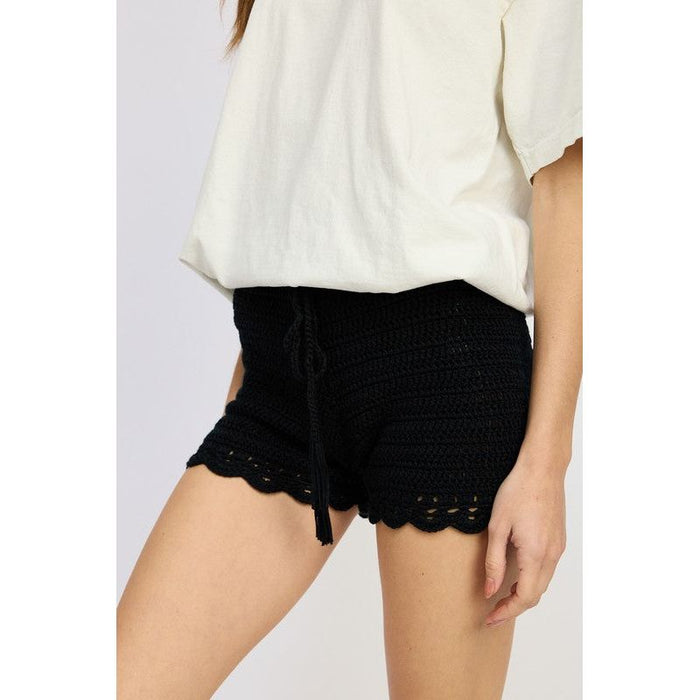 Crochet Mini Shorts