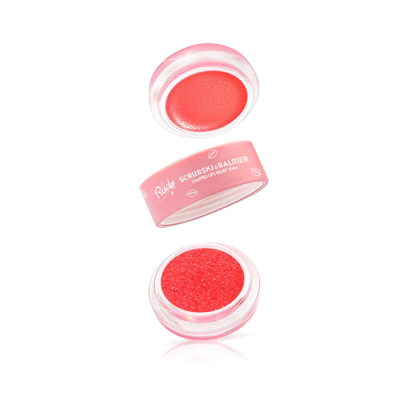 Rude Cosmetics Scrubski & Balmer Lip Exfoliator and Lip Balm Lip Balms & Treatments