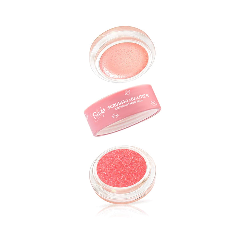 Rude Cosmetics Scrubski & Balmer Lip Exfoliator and Lip Balm Lip Balms & Treatments
