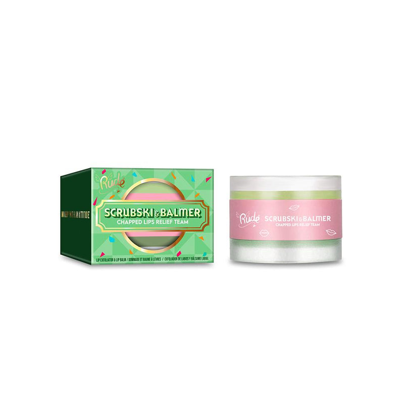 Rude Cosmetics Scrubski & Balmer Lip Exfoliator and Lip Balm Lip Balms & Treatments