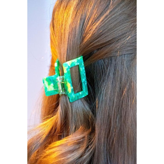 Carly Hair Claw - Green