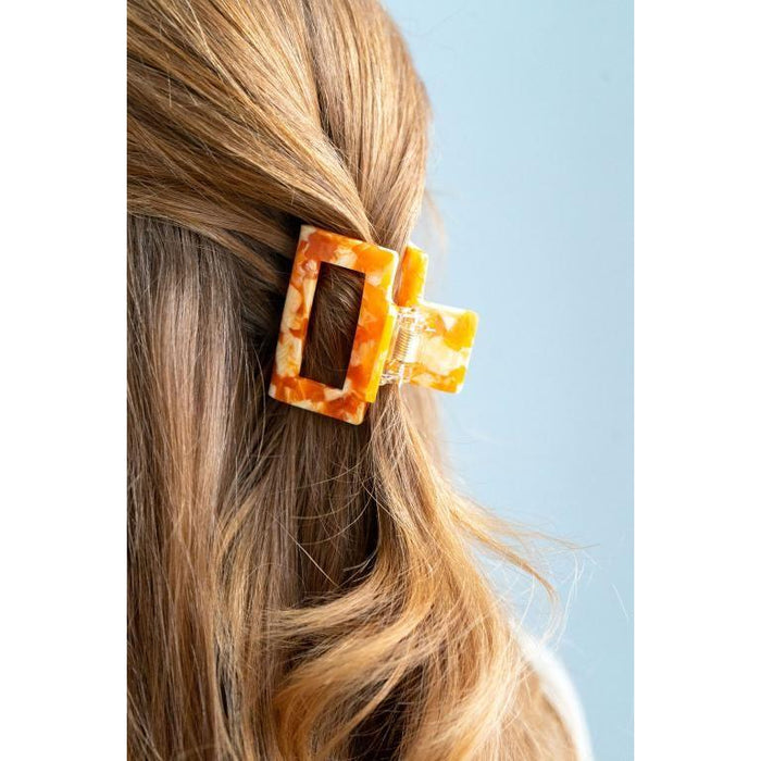 Carly Hair Claw - Orange