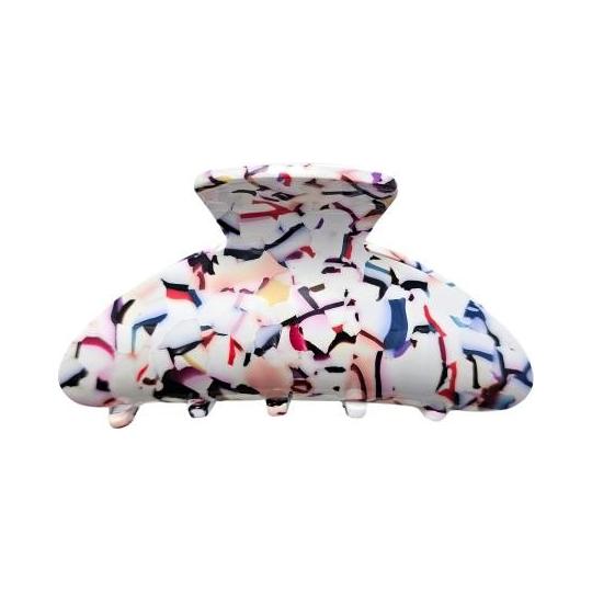 Carmen Hair Claw - Marble Confetti