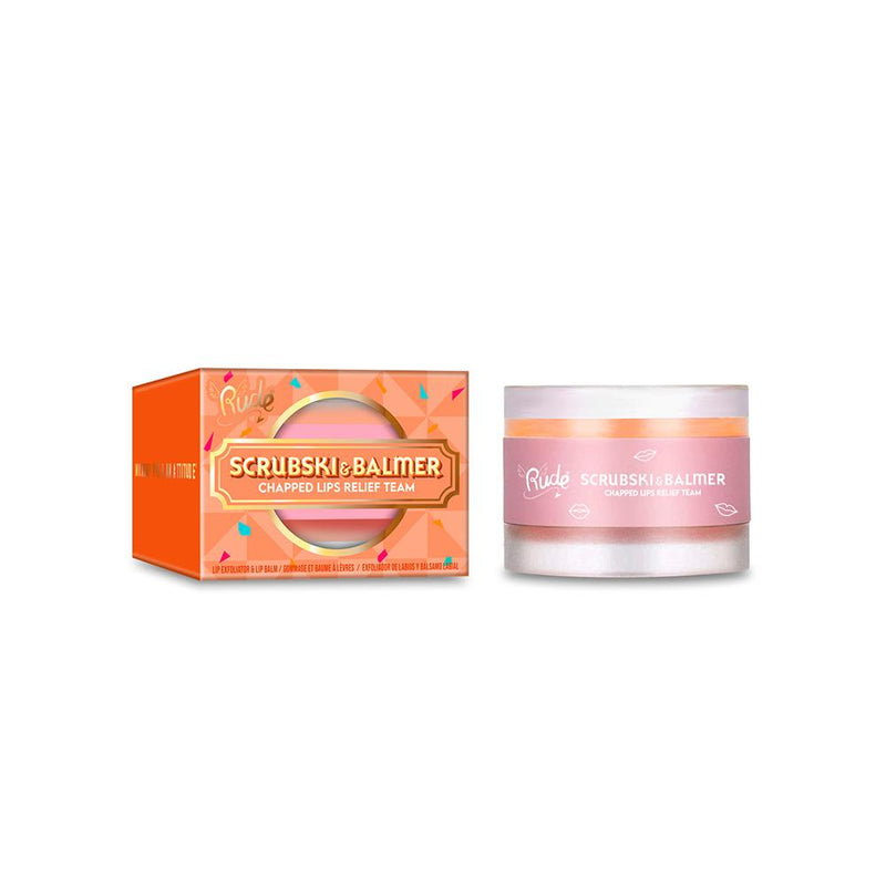Rude Cosmetics Scrubski & Balmer Lip Exfoliator and Lip Balm Lip Balms & Treatments
