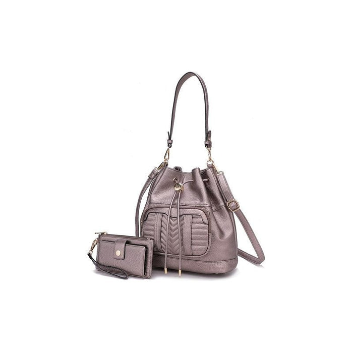 MKF Collection Ryder Shoulder Bag and Wallet Mia