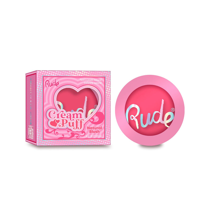 Rude Cosmetics Cream Puff Natural Blush Blush